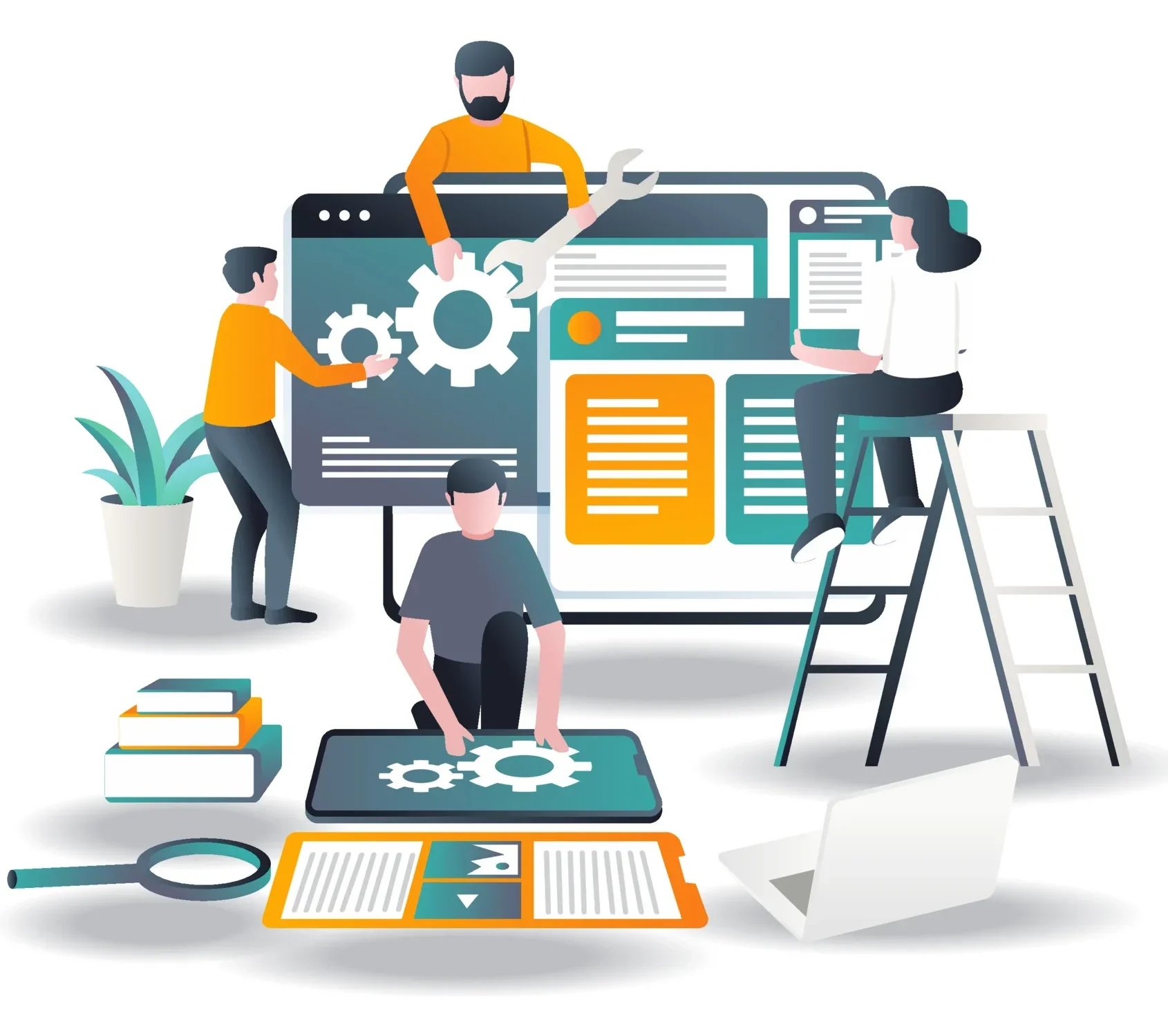 هدر خدمات ما؛ طراحی سایت اختصاصی، سئو و UI/UX